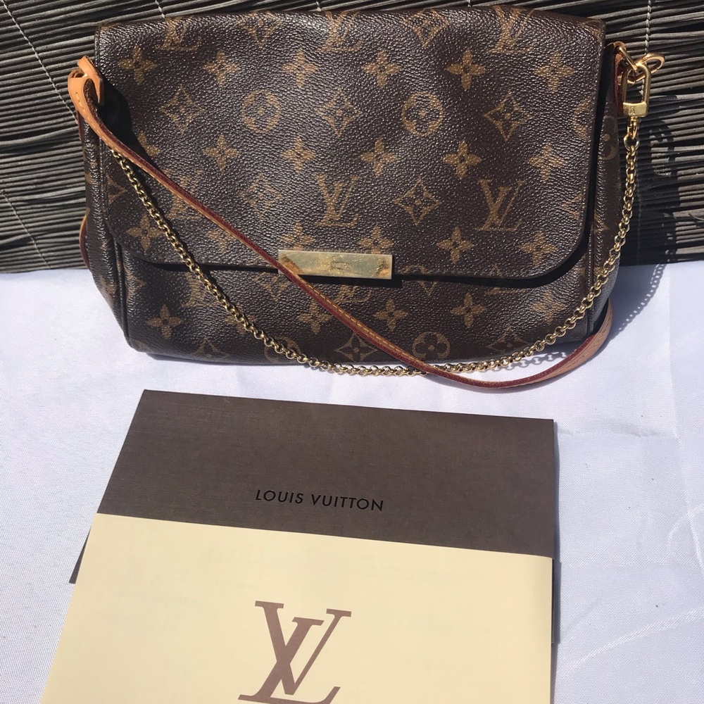 Rare Louis Vuitton Favorite MM Monogram Crossbody - Authentic w/ Receipt - Picture 2 of 13